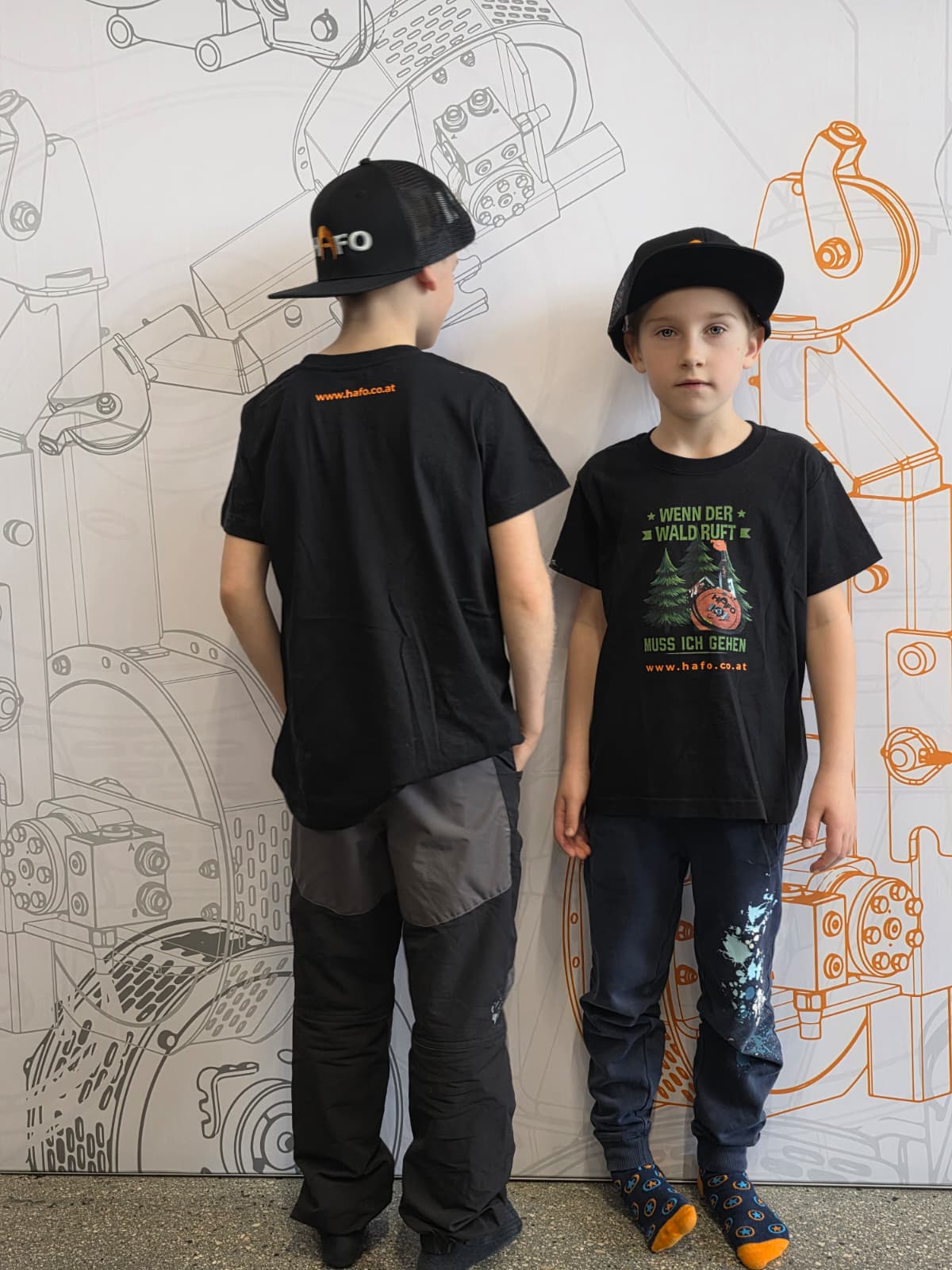 hafo-kinder-shirt-wenn-der-wald-ruft-schwarz image 8