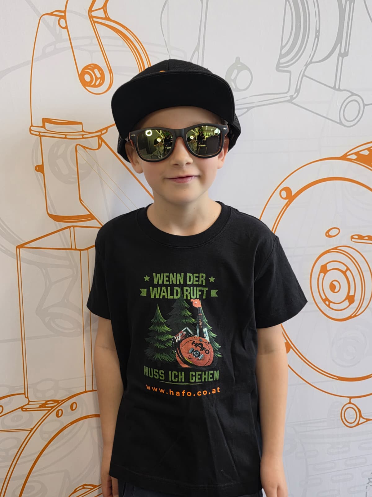 hafo-kinder-shirt-wenn-der-wald-ruft-schwarz image 5