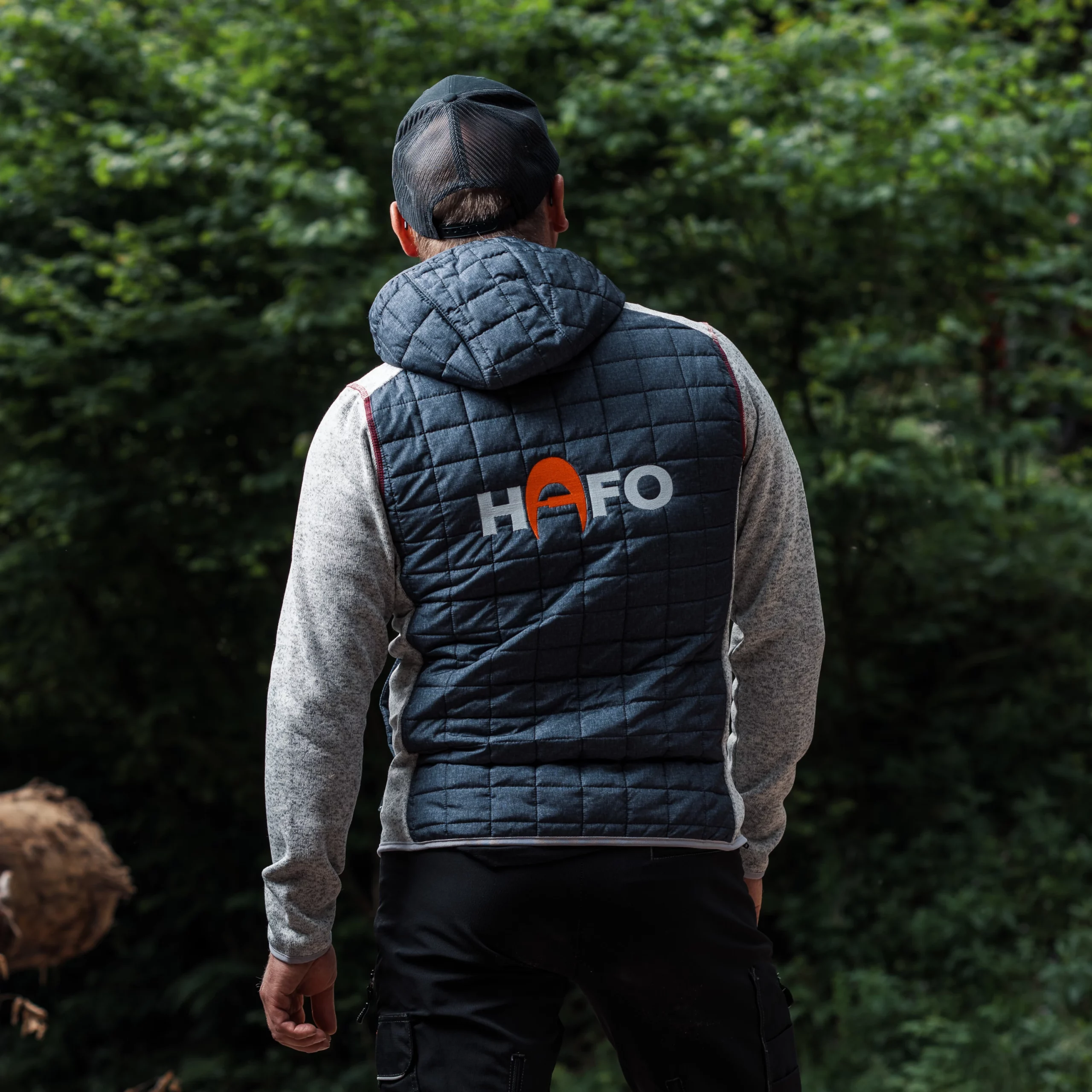 hafo-fanshop-hybrid-jacke-herren-blau-grau-mit-kapuze image 2
