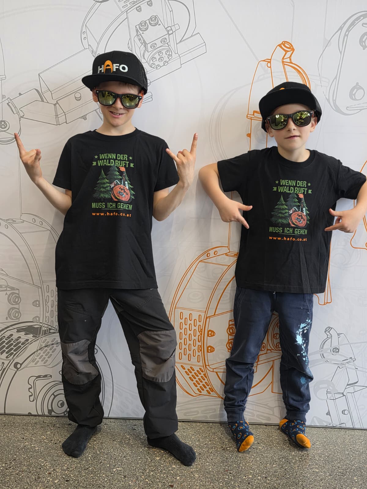 hafo-kinder-shirt-wenn-der-wald-ruft-schwarz image 3