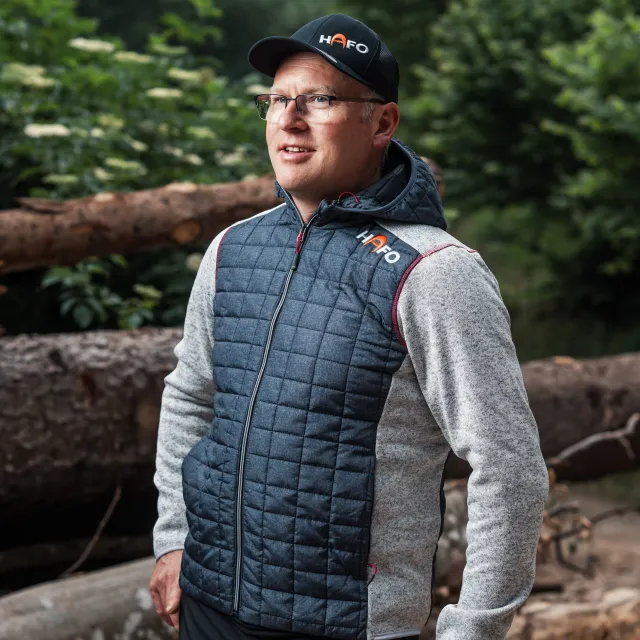 hafo-fanshop-hybrid-jacke-herren-blau-grau-mit-kapuze image 1