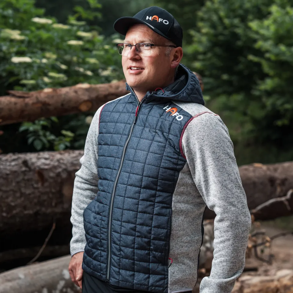 hafo-fanshop-hybrid-jacke-herren-blau-grau-mit-kapuze image 1