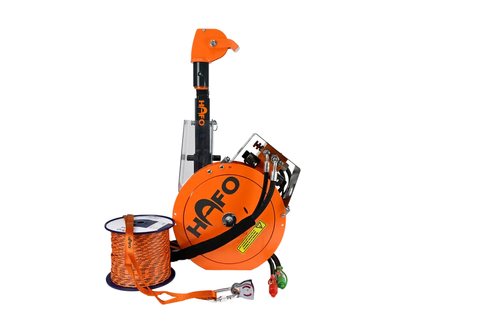 hafo-pro-compact-hilfswinde-links-komplett-set-350-m-kunststoffseil image 1
