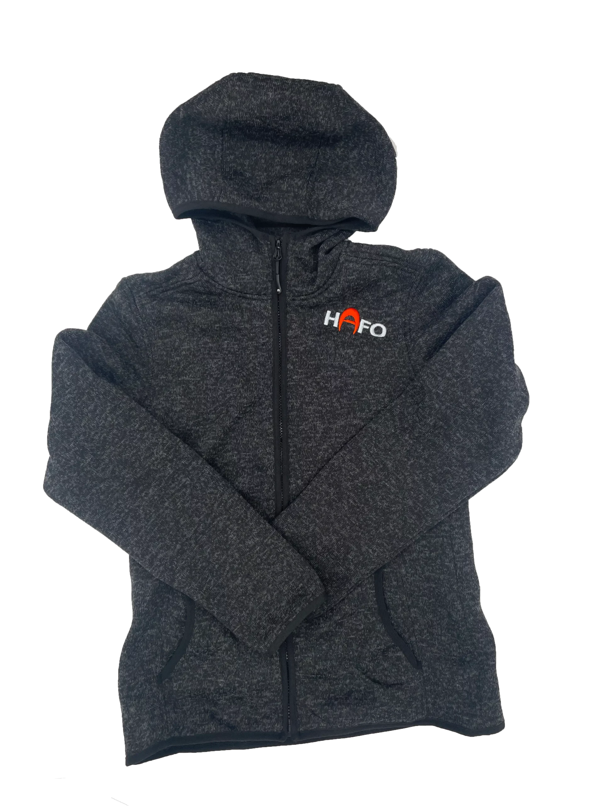 hafo-fanshop-herren-kapuzenjacke-strickfleece-grau image 3